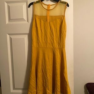 Mustard dress